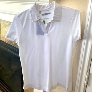 Cutter & Buck Size: Medium White Golf Shirt